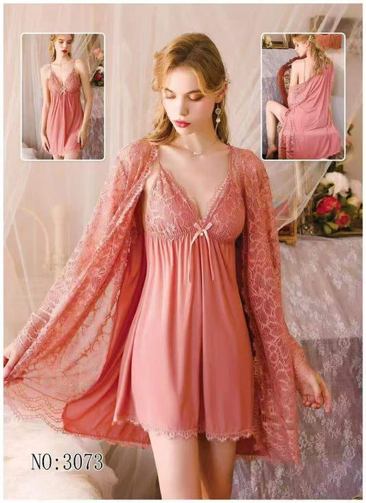 Dubia Exported Premium Quality-3PC Night Wear